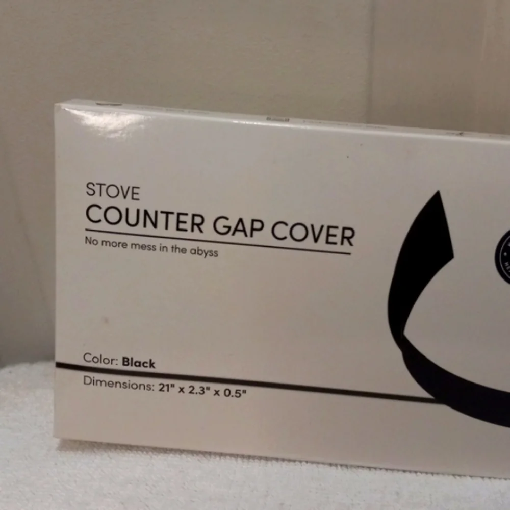 NWT Stove Counter GAP Covers Black